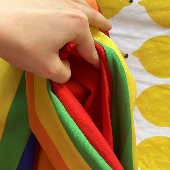 Unique Vintage XS Rainbow Sleeveless Dress💞 - Picture 9 of 11